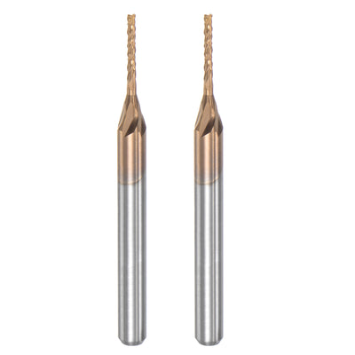 Harfington Titanium Coated Carbide End Mill Router Bits