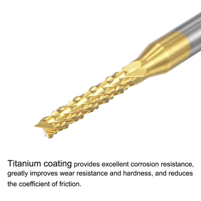 Harfington Titanbeschichteter Hartmetall-Schaftfräser CNC-Fräser