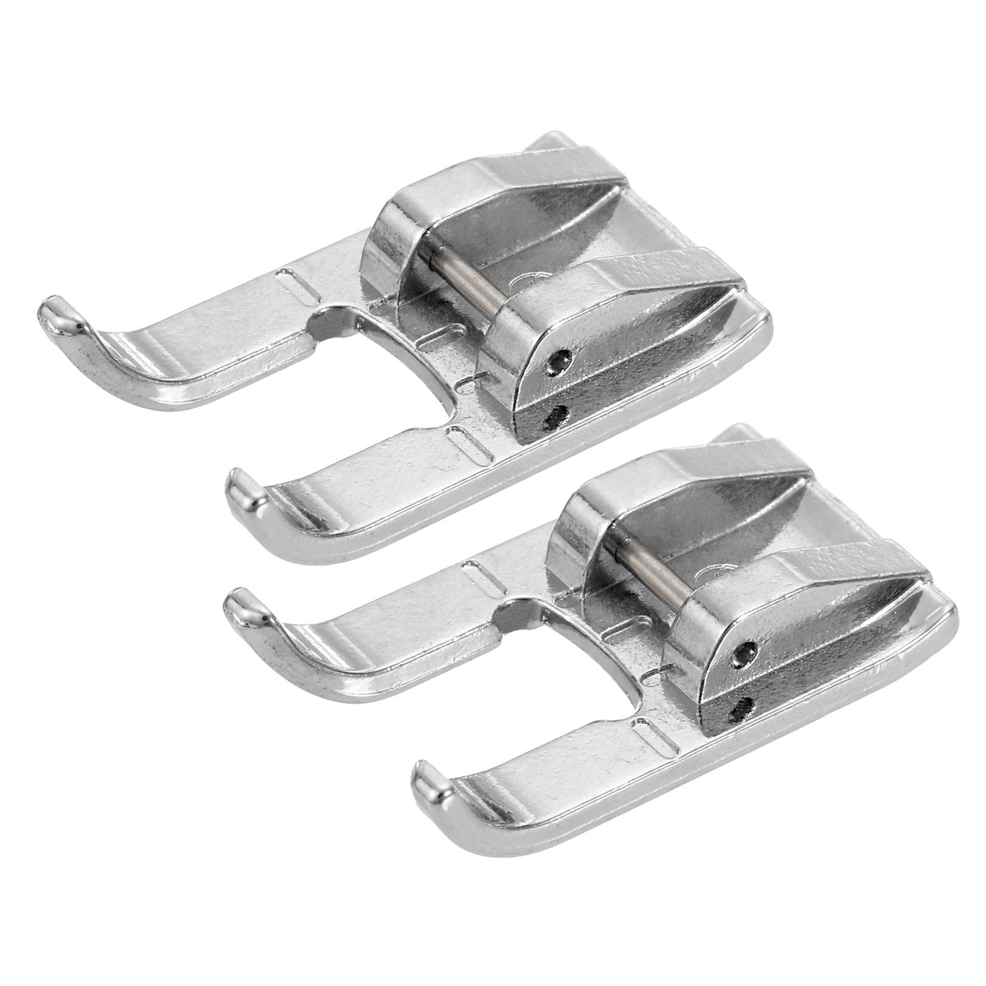 uxcell Uxcell Open Toe Foot Sewing Machine Foot Galvanized Iron Presser Foot 32x18mm, 2Pcs
