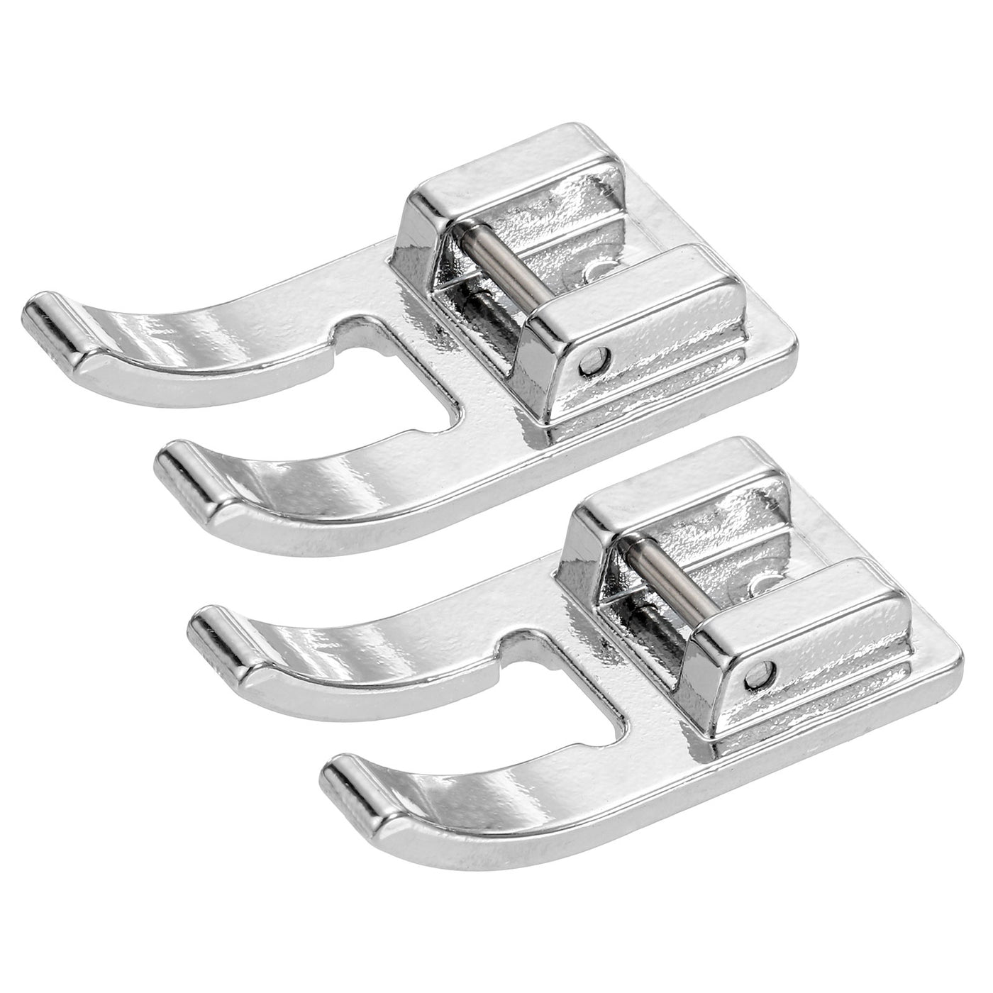 uxcell Uxcell Open Toe Foot Sewing Machine Foot Galvanized Iron Presser Foot 29x15mm, 2Pcs