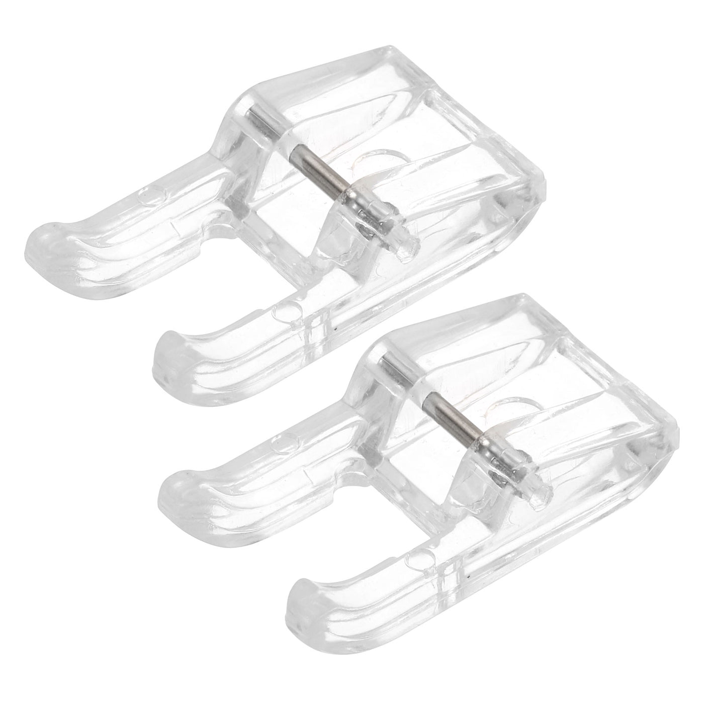 uxcell Uxcell Open Toe Foot Sewing Machine Foot PP Plastic Presser Foot 30x16mm, 2Pcs