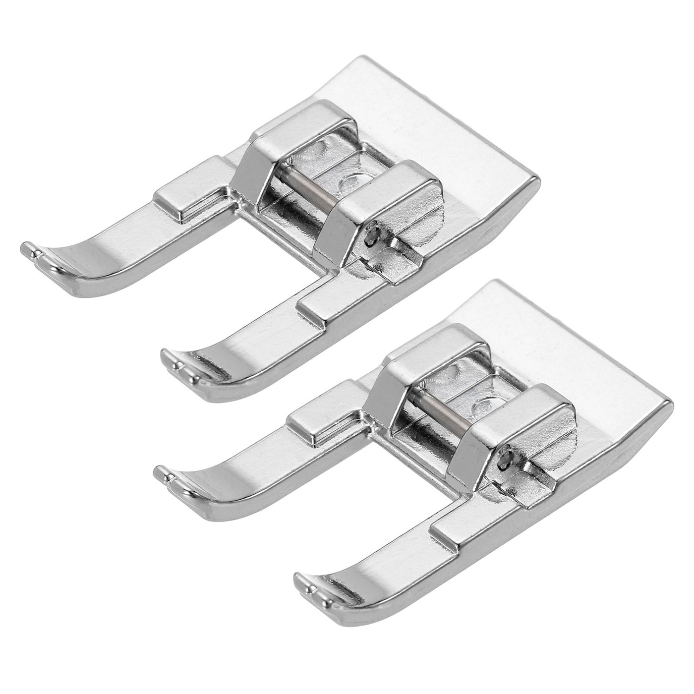 uxcell Uxcell Open Toe Foot Sewing Machine Foot Galvanized Iron Presser Foot 34.5x20mm, 2Pcs