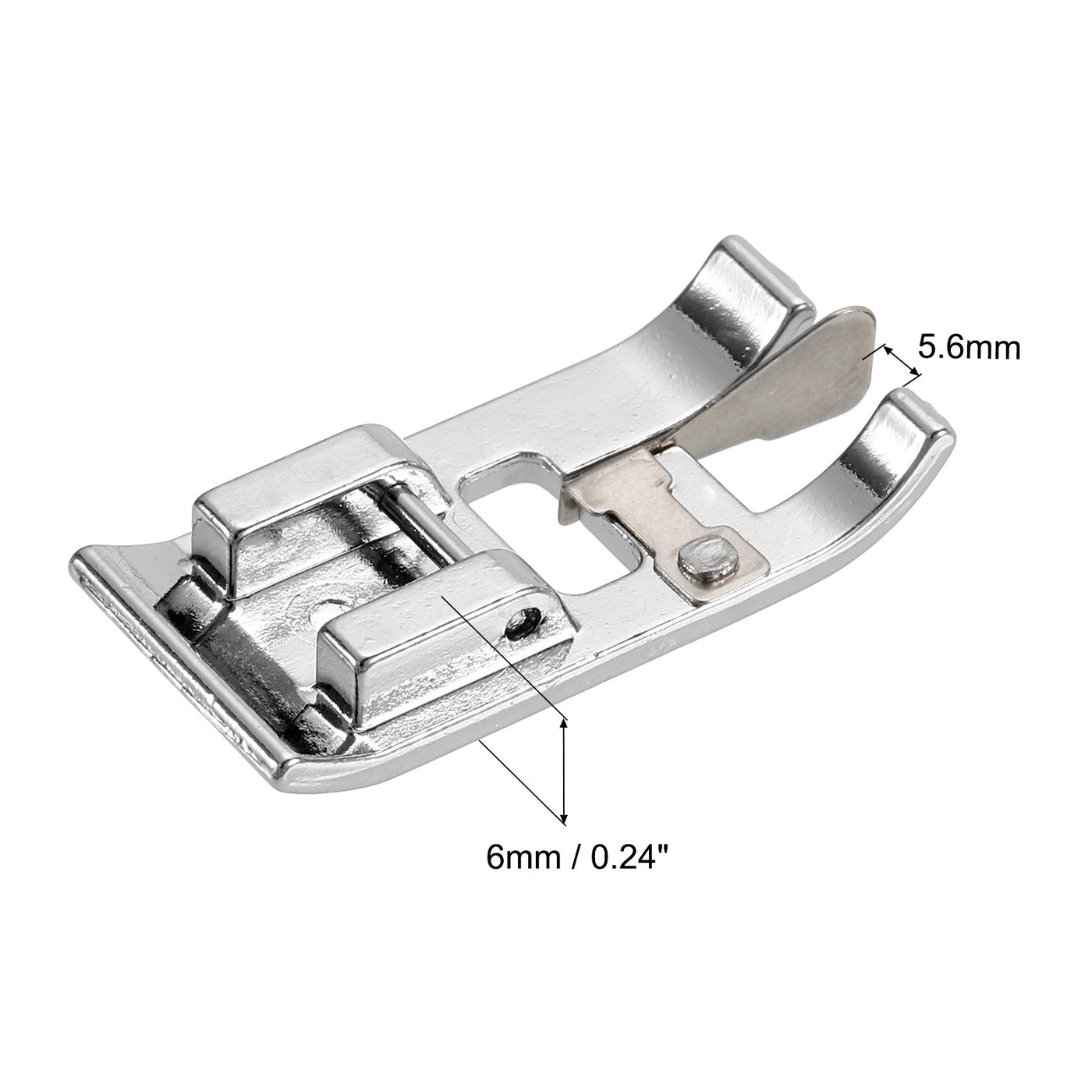 uxcell Uxcell Overcast Foot Sewing Machine Foot Galvanized Iron Presser Foot 36x16mm