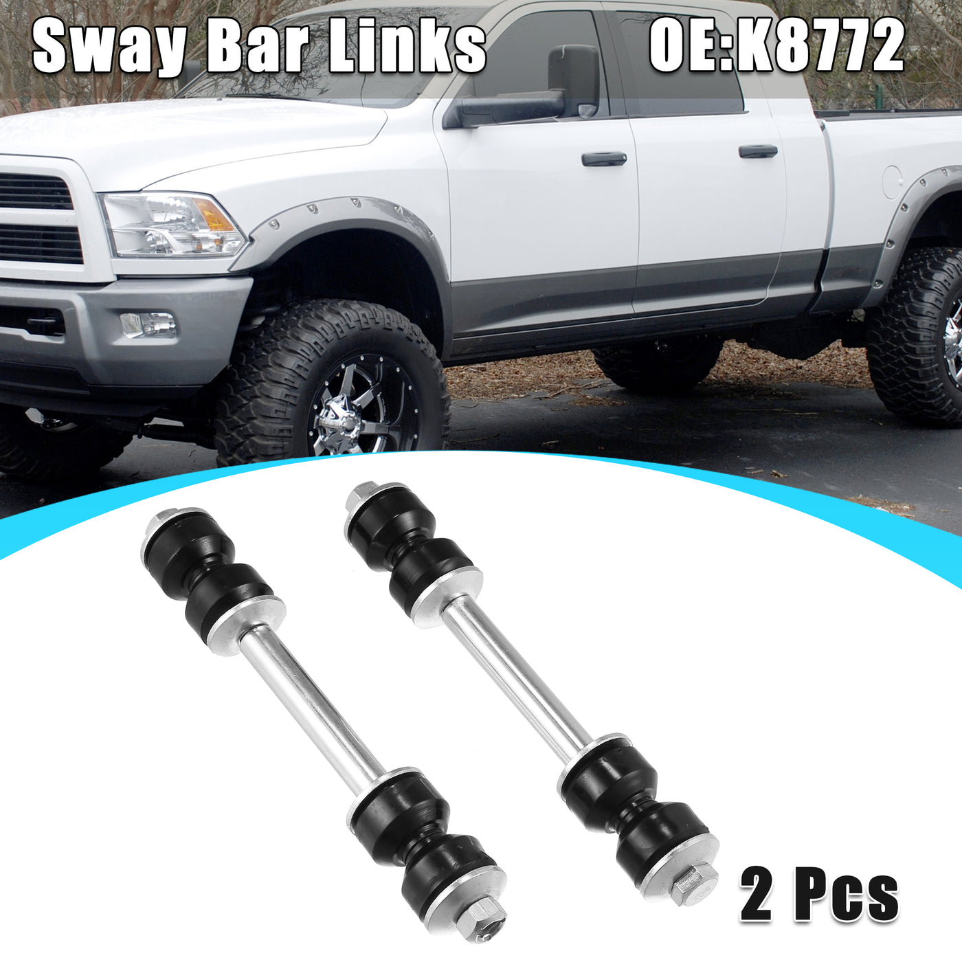 X AUTOHAUX 2pcs Front Sway Bar Links K8772 Stabilizer Link Suspension for Ford Expedition 1997-2002 for Lincoln Navigator 1998-2002 Blackwood 2002