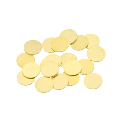 Harfington Stamping Blank Brass Round Tags, for Craft Decoration