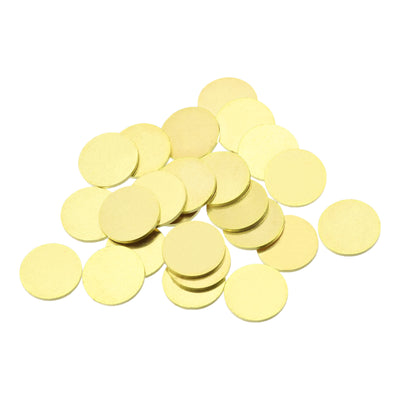 Harfington Stamping Blank Brass Round DIY Tags, for Decoration