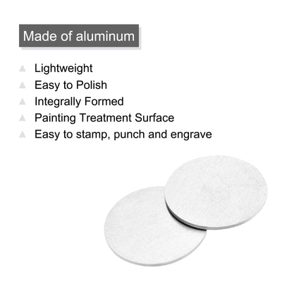 Harfington Stamping Blank Aluminium DIY Tags for Craft Decoration