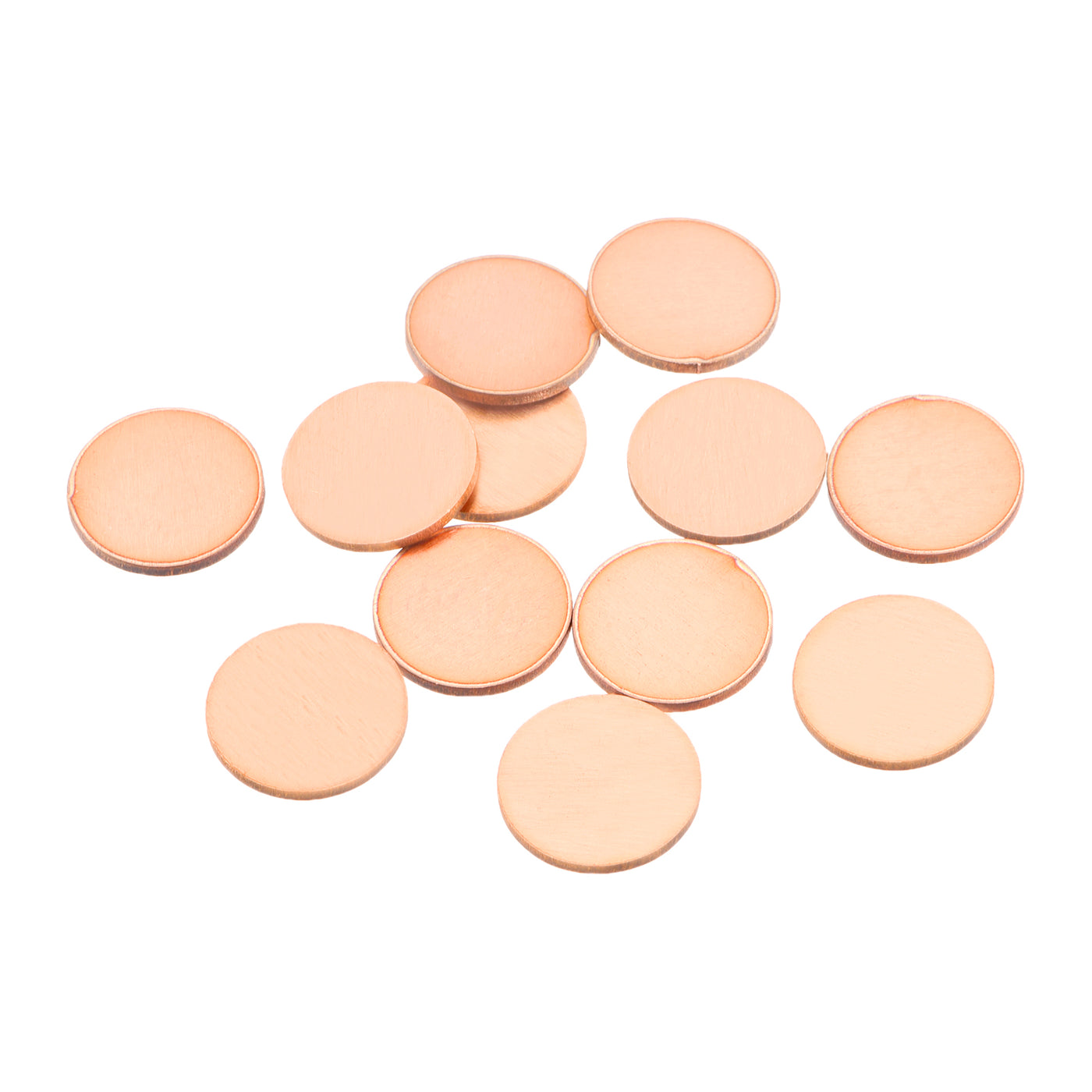 Harfington Stamping Blank Copper Round DIY Tags, for Craft Decoration