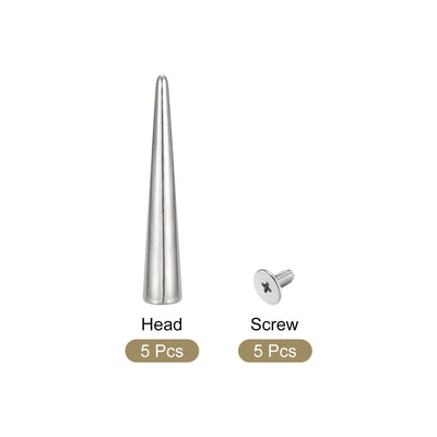 Harfington Screw Back Rivets, Solid Leather Studs for Bags