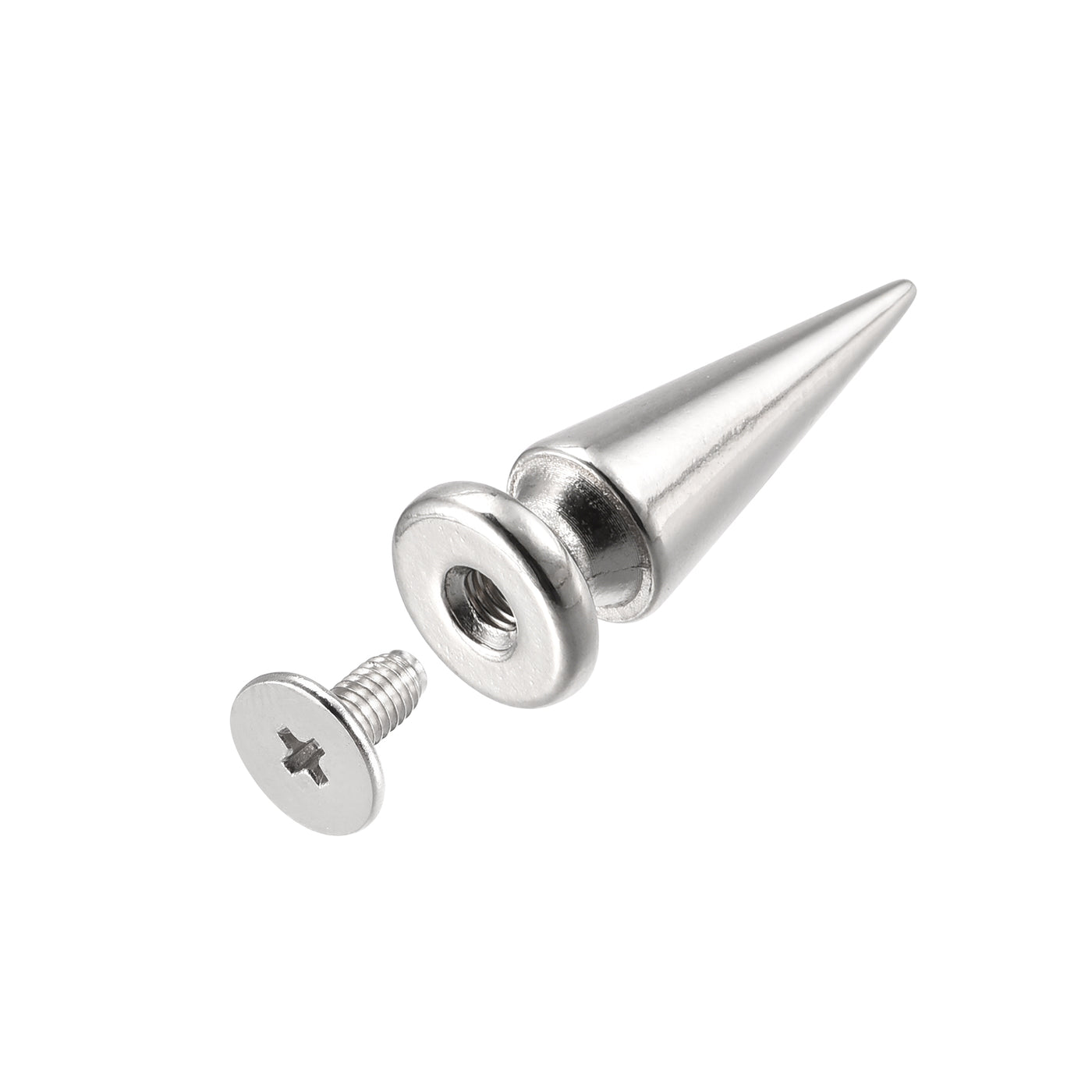 Harfington Screw Back Rivets, Solid Leather Studs for Leather