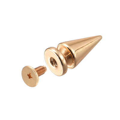 Harfington Screw Back Rivets Solid Leather Stud for DIY