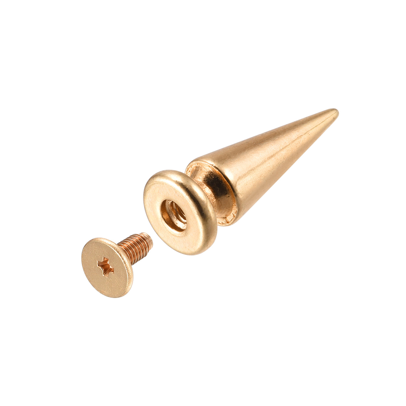 Harfington Screw Back Rivets Solid Leather Studs for Leather