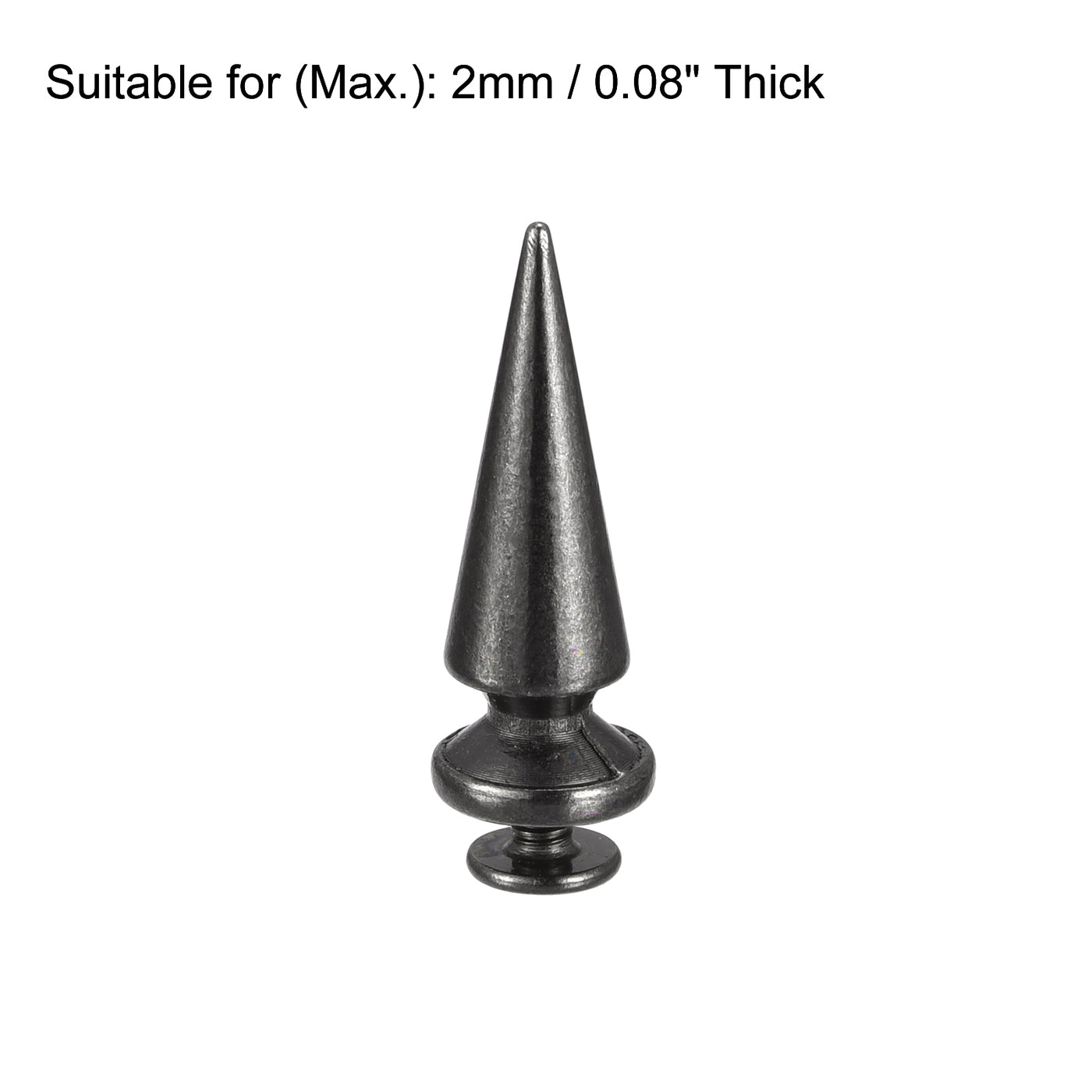 Harfington Screw Back Rivet, Solid Leather Studs for Leather