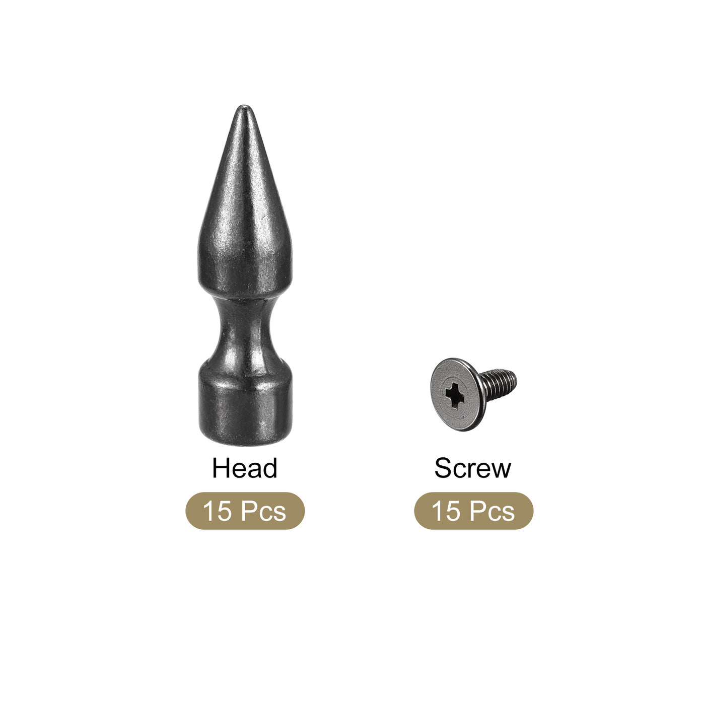 Harfington Screw Back Rivet, Solid Leather Studs for Handbags