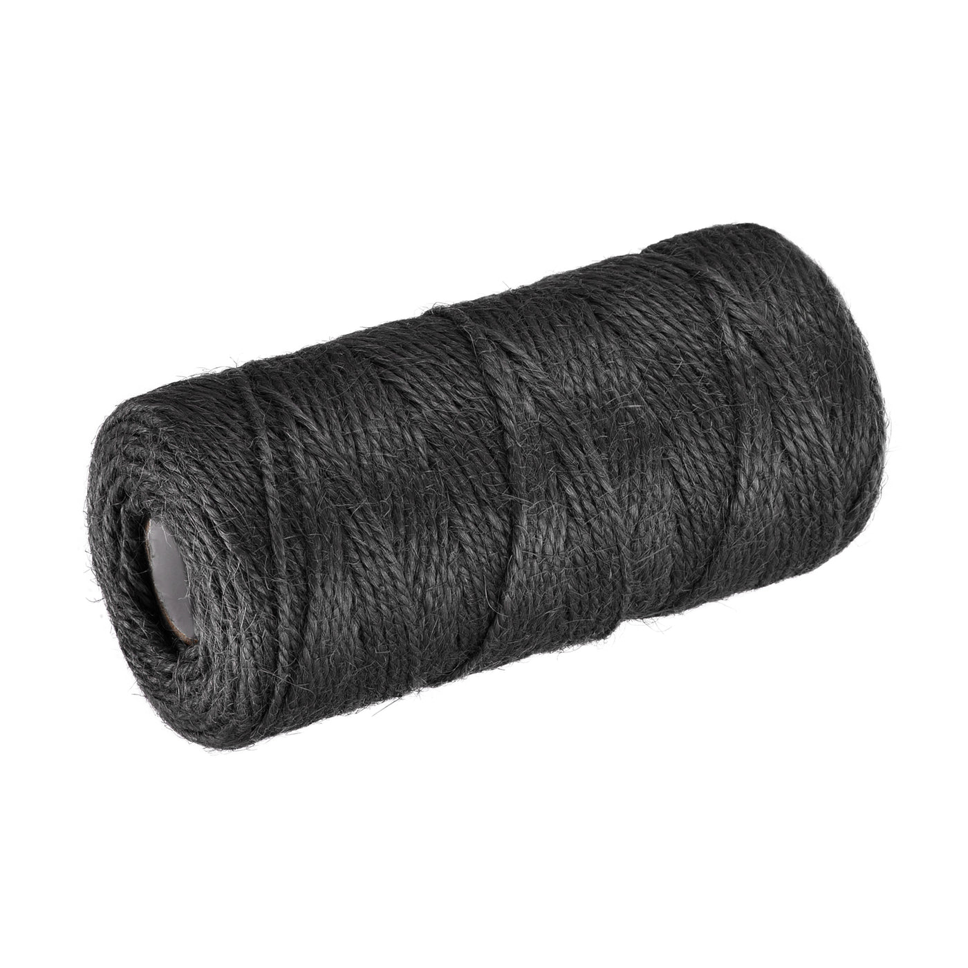 Harfington 328Ft Gartengarn 2mm Handwerk Saiten Jute für Kunstwerk DIY Schwarz