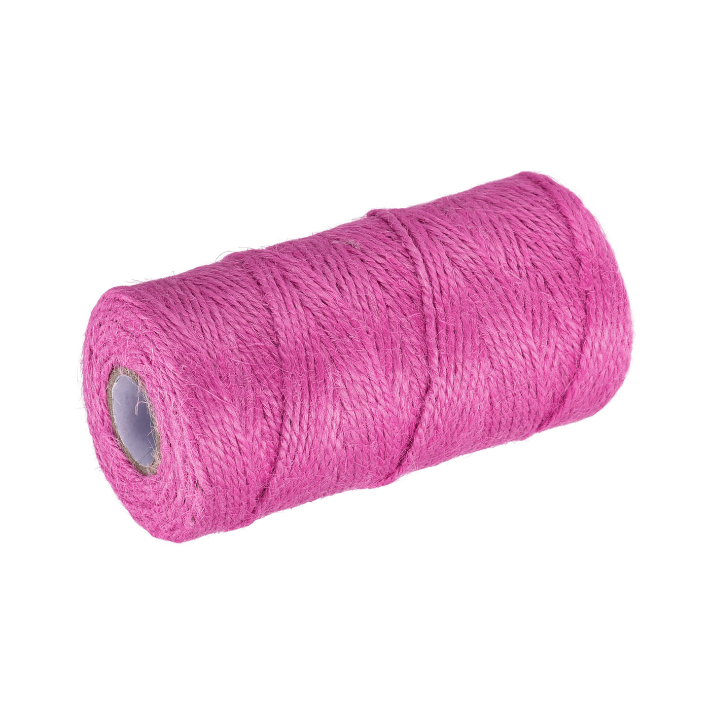 Harfington 328Ft Schnur 2mm Bastel Jute für DIY Kunstwerke Geschenkpackungen Fucsia