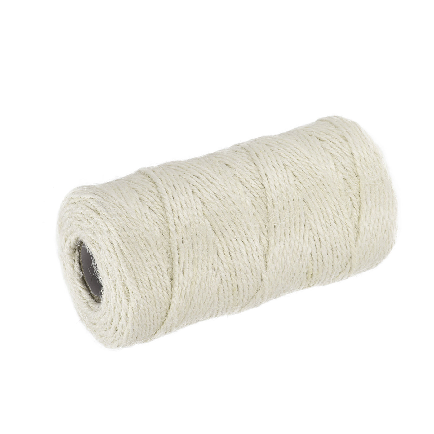 Harfington 328Ft Gartengarn 2mm Handwerk Saiten Jute für Kunstwerk DIY Weiß