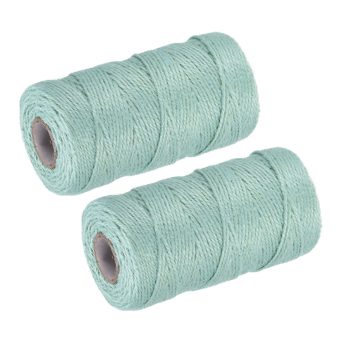 Harfington Paket von 2 328Ft Gartengarn 2mm Handwerk Saiten für Kunstwerk DIY Arktis Blau