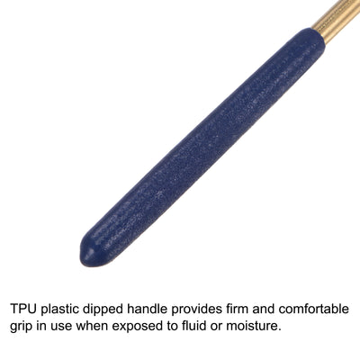 Harfington Titanium Coated Diamond Needle Files with TPU Handle for Metal