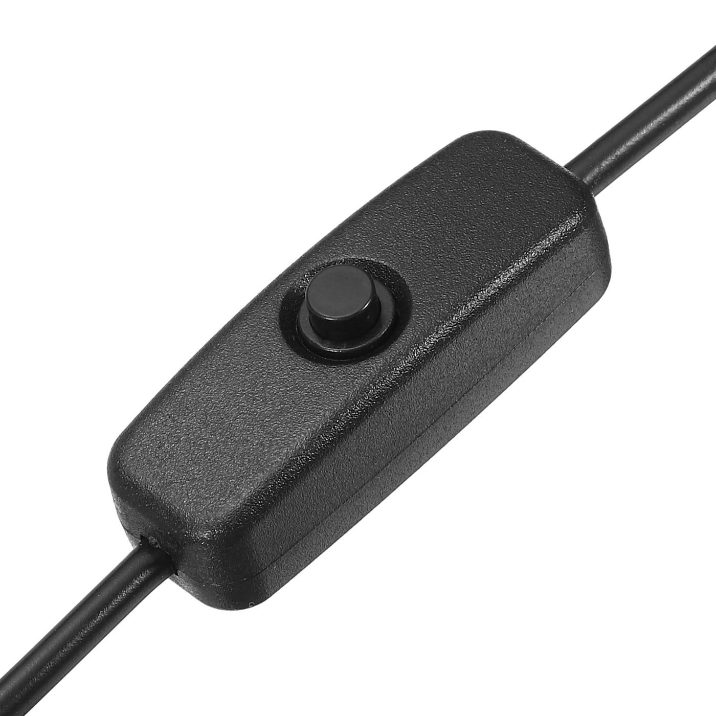 Harfington Paket von 3 501 EIN/AUS Schalter USB-Stecker bis USB Typ C Stecker 100cm Schwarz