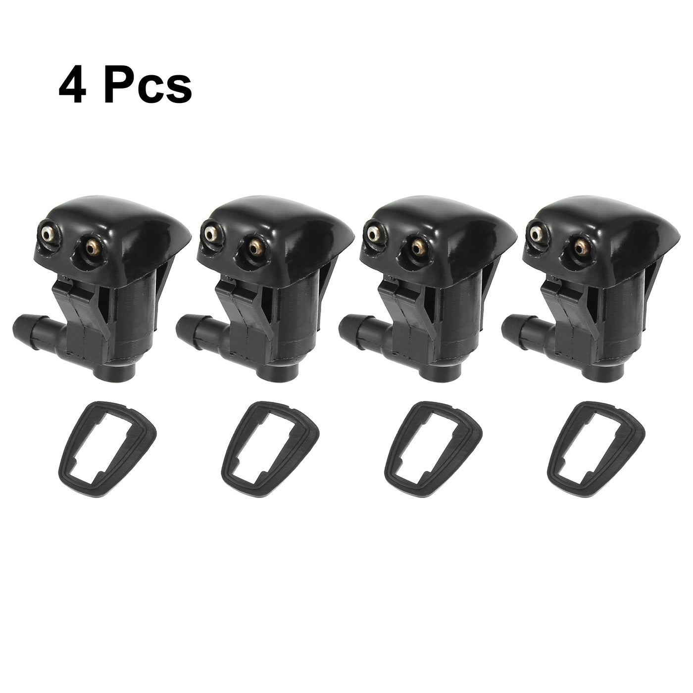 X AUTOHAUX 4pcs Car Front Windshield Washer Nozzles for Toyota Corolla 1992-1996 Replaces 85381-30020