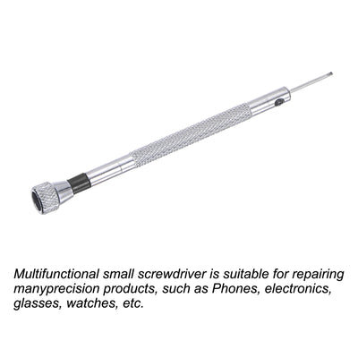 Harfington Uxcell Micro Precision Screwdriver, Slotted Head for Watch Eyeglasses Electronics Repair