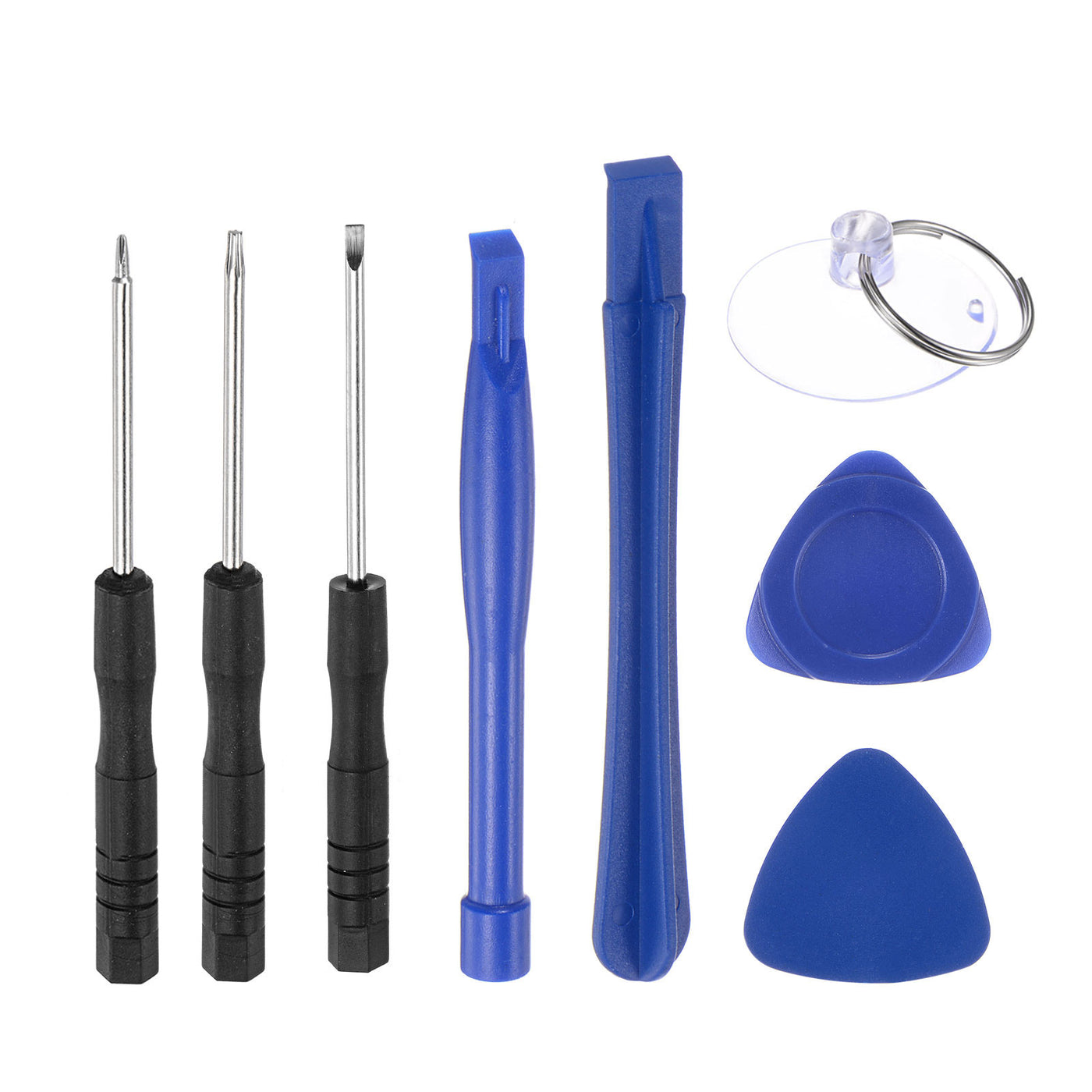 uxcell Uxcell 8 in 1 Electronics Repair Kit with Magnetic Mini Screwdriver Opening Pry Tool