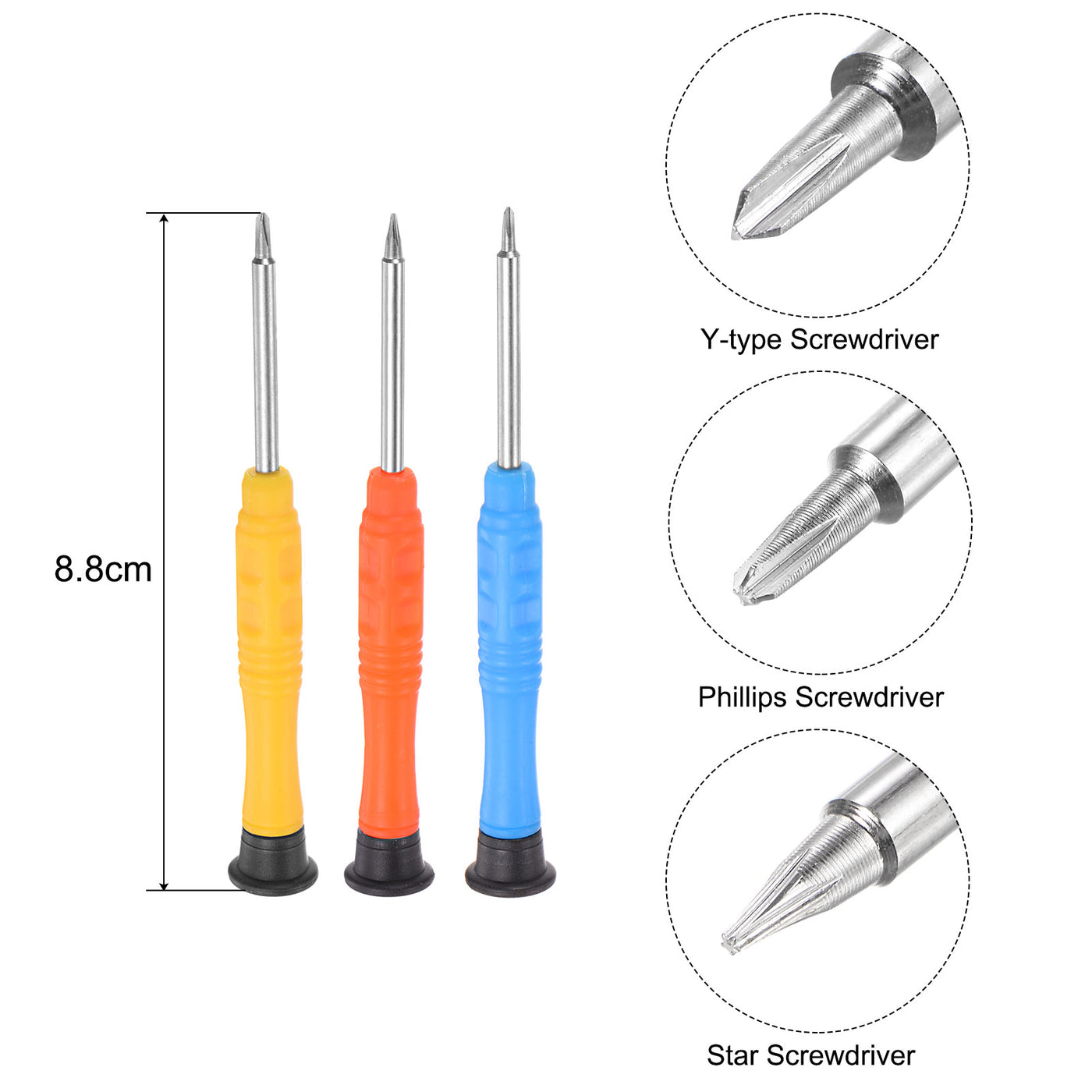 uxcell Uxcell Electronics Repair Kit with Magnetic Precision Screwdriver Opening Pry Tool