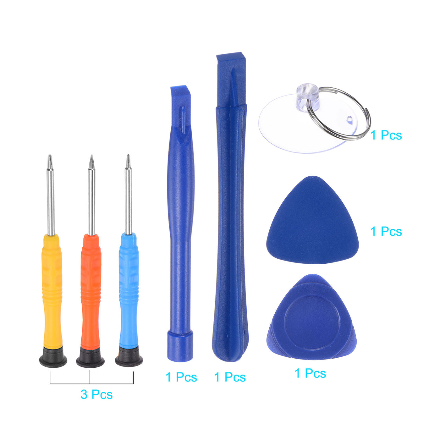 uxcell Uxcell Electronics Repair Kit with Magnetic Precision Screwdriver Opening Pry Tool