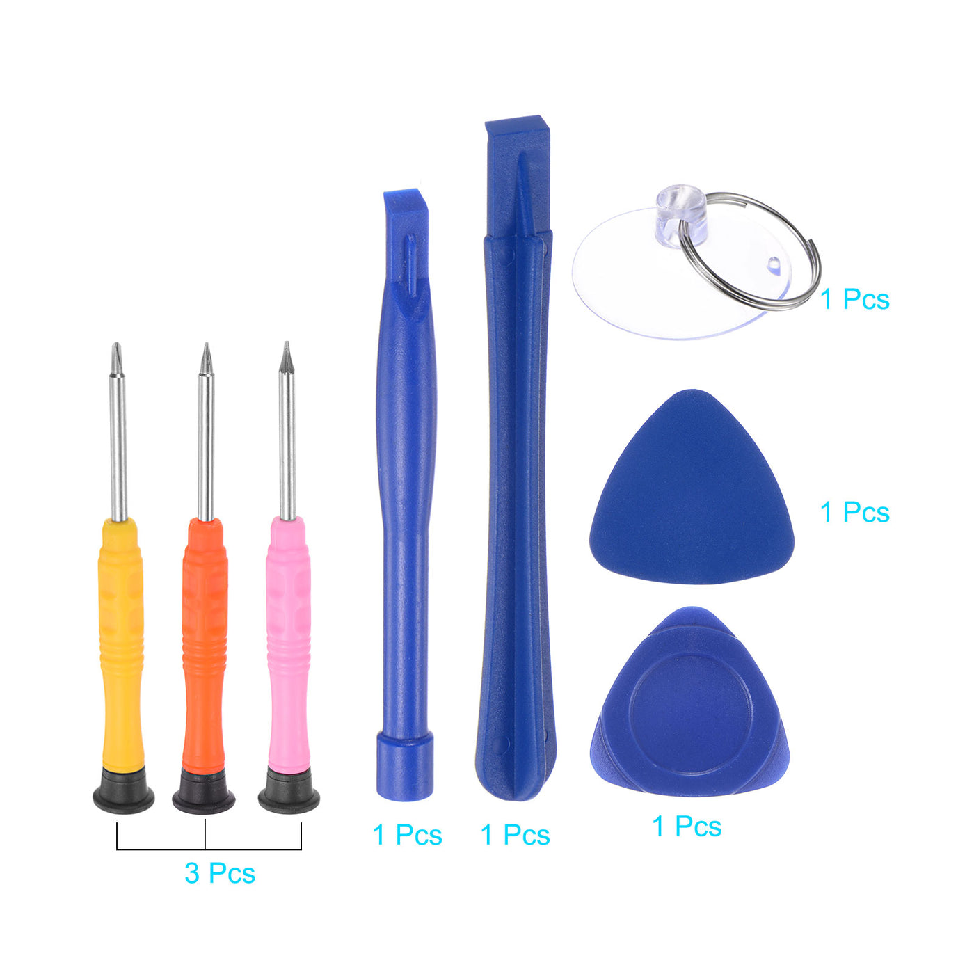 uxcell Uxcell Electronics Repair Kit with Magnetic Precision Screwdriver Opening Pry Tools