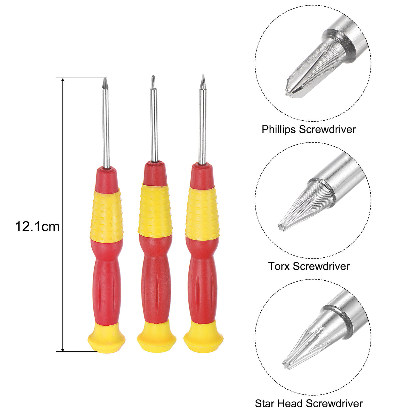 uxcell Uxcell Electronics Repair Opening Tool Kit with Precision Screwdriver Pry