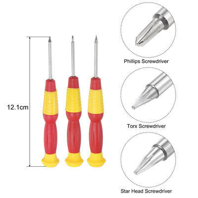 Harfington Uxcell Electronics Repair Opening Tool Kit with Precision Screwdriver Pry