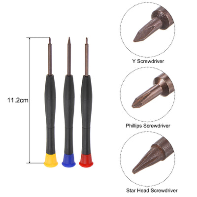 Harfington Electronics Repair Opening Tool Kit with Precision Screwdriver Pry Tweezer