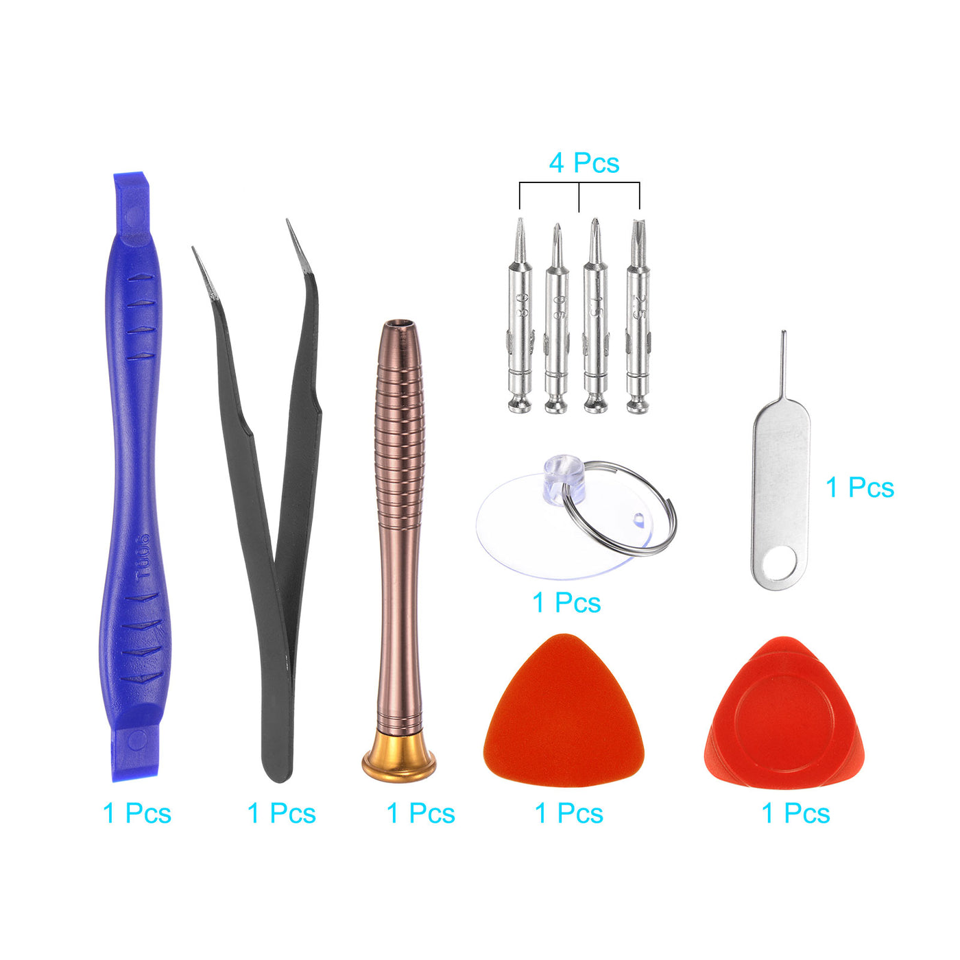 Harfington Electronics Repair Kit with Multi-bit Screwdriver Opening Pry Tool