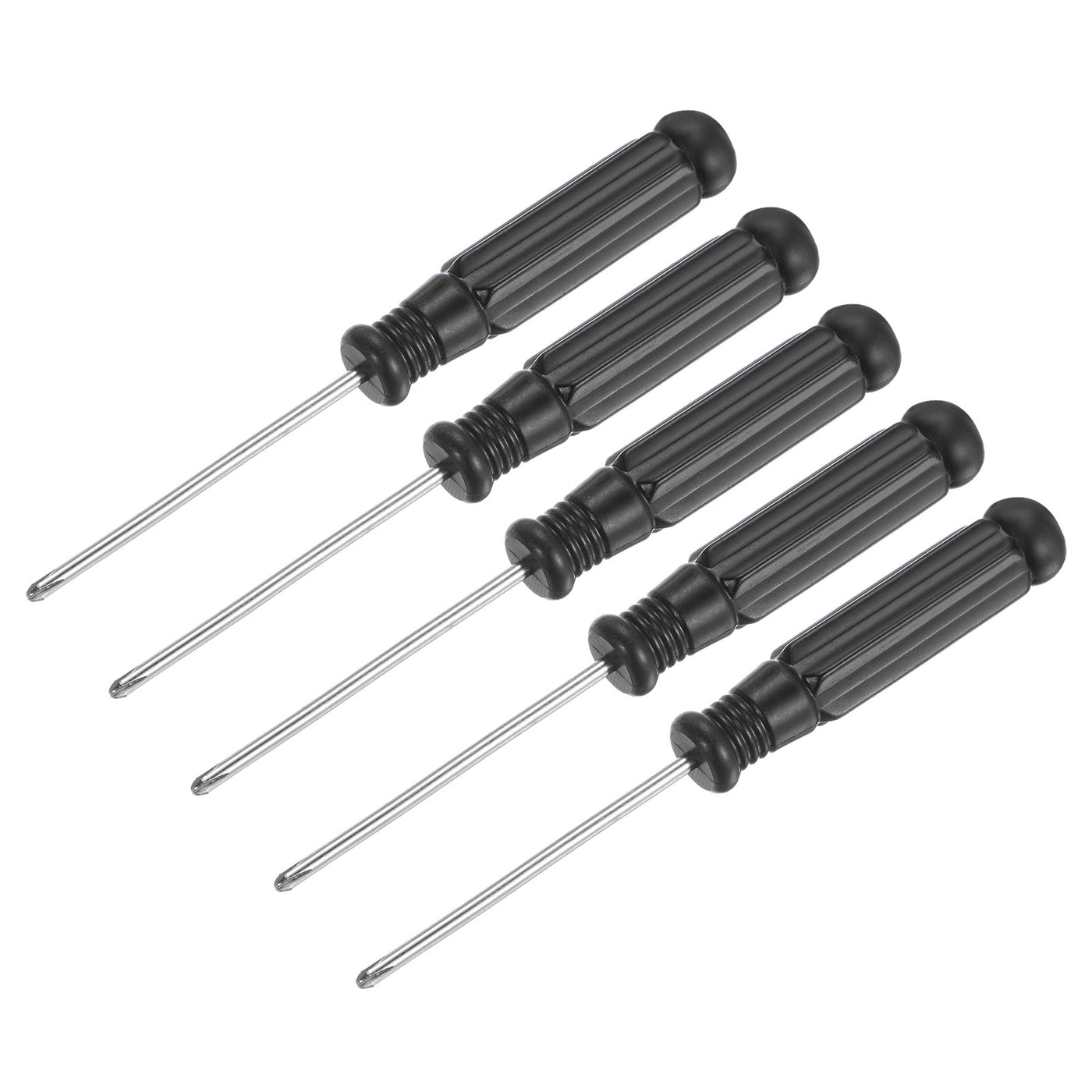 uxcell Uxcell Mini Phillips Screwdrivers, Cross Head with Black Handle for Small Appliances