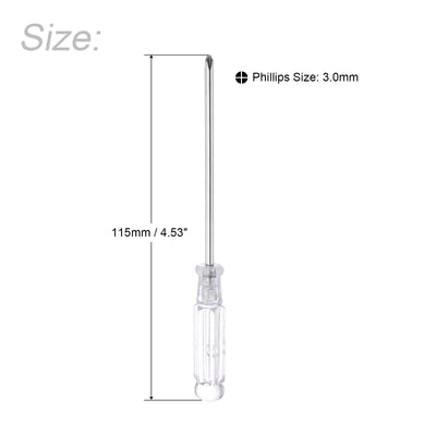 Harfington Uxcell Mini Phillips Screwdrivers, Cross Head Length for Small Appliances Repair