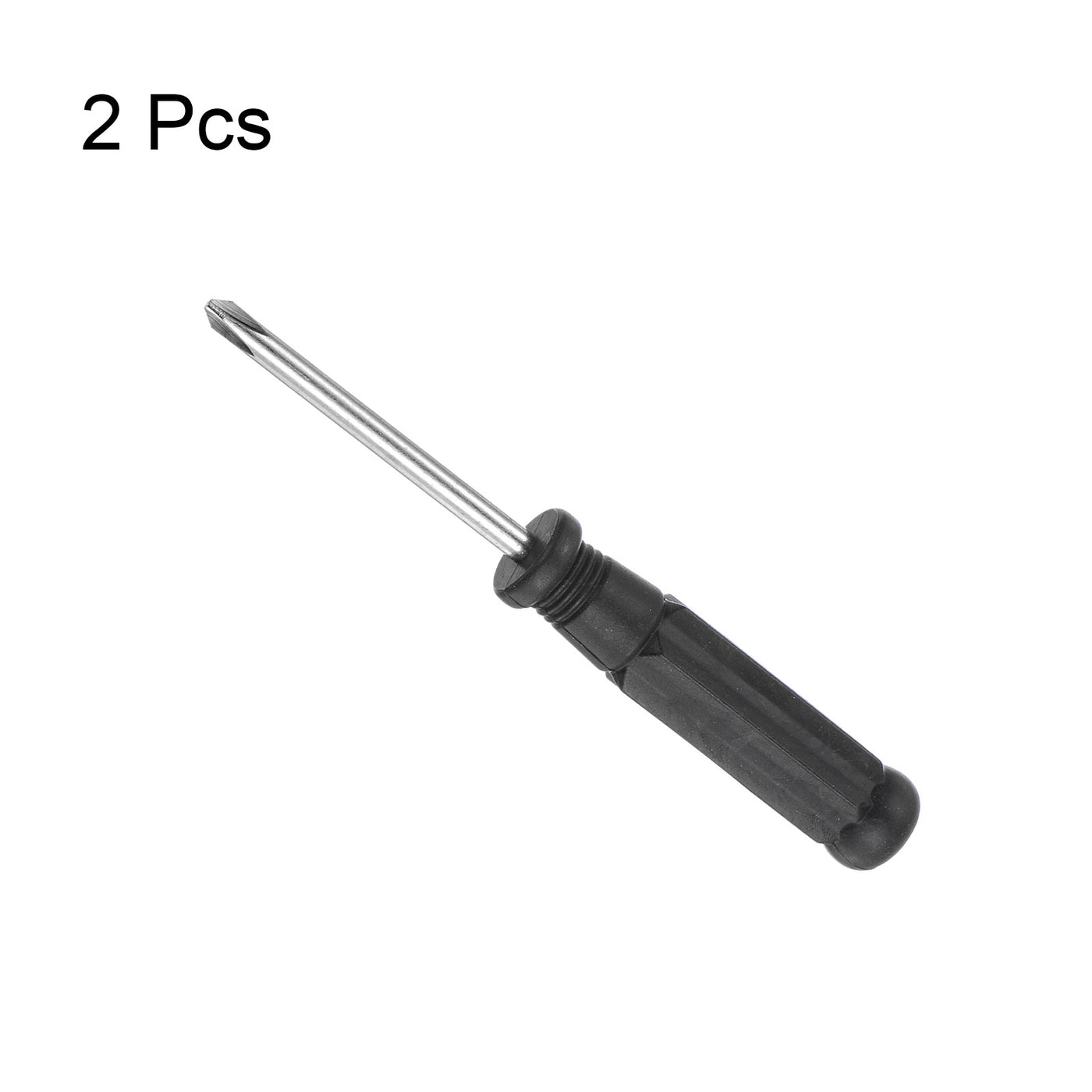 uxcell Uxcell Mini Phillips Screwdriver, Cross Head with Black Handle for Small Appliances