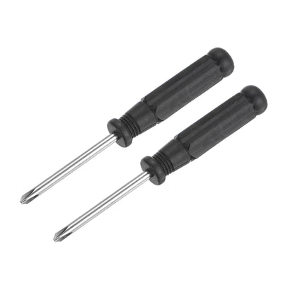 Harfington Uxcell Mini Phillips Screwdriver, Cross Head with Black Handle for Small Appliances