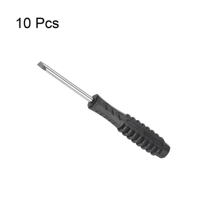 Harfington Uxcell Mini Slotted Screwdriver, Flat Head with Non-Slip Handle for Small Appliances