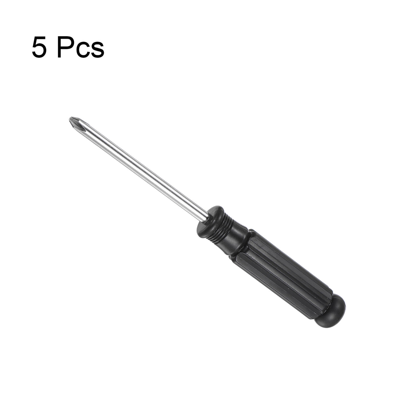 uxcell Uxcell Mini Phillips Screwdrivers, Cross Head with Black Handle for Small Appliances