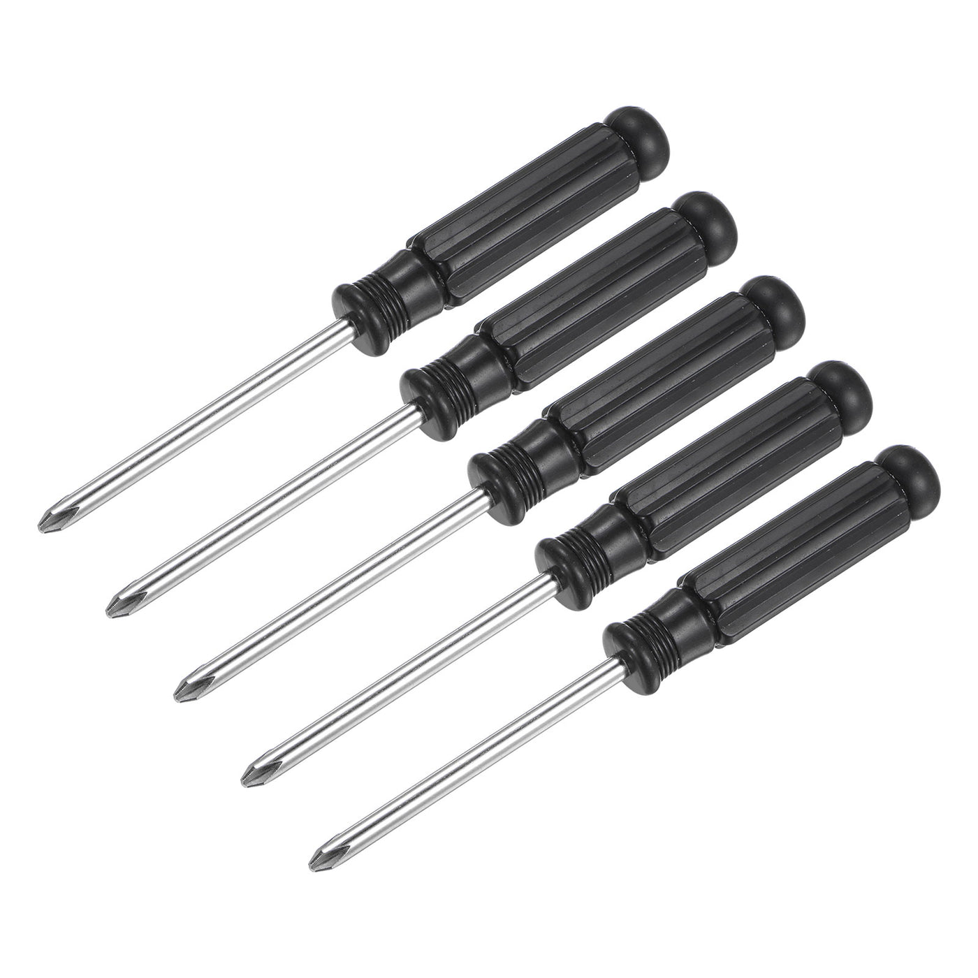 uxcell Uxcell Mini Phillips Screwdrivers, Cross Head with Black Handle for Small Appliances