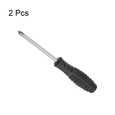 Harfington Uxcell 5.0mm Mini Phillips Screwdriver with Non-Slip Handle for Small Appliances, 2 Pcs