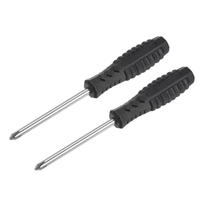 Harfington Uxcell 5.0mm Mini Phillips Screwdriver with Non-Slip Handle for Small Appliances, 2 Pcs