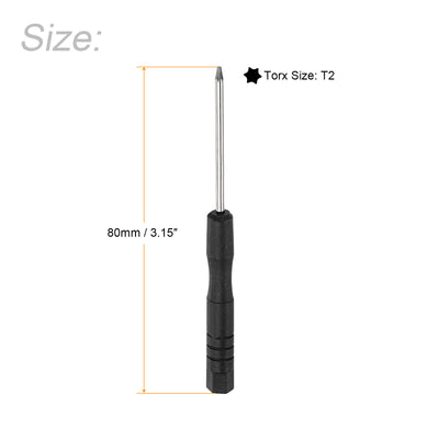 Harfington Uxcell Mini Torx Screwdriver, Star Head for Watch Eyeglasses Electronics Repair