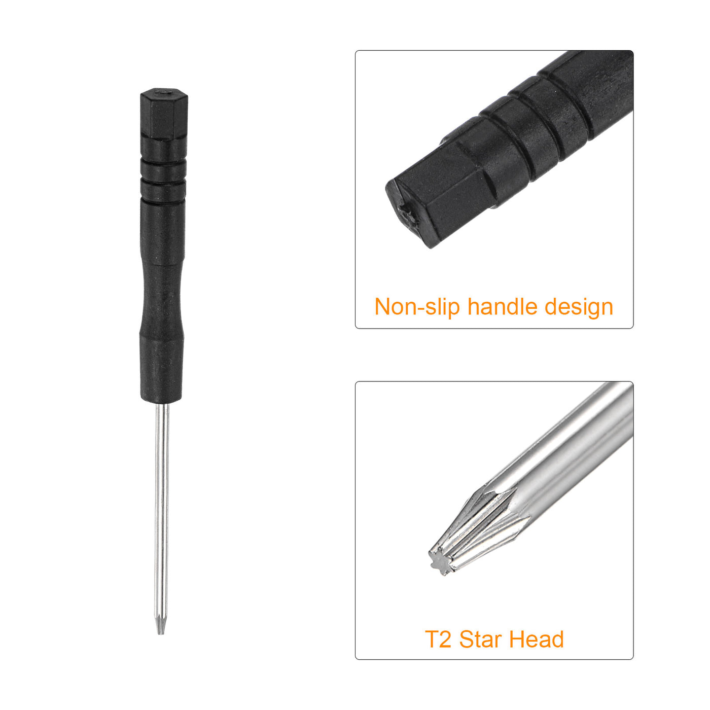 uxcell Uxcell Mini Torx Screwdriver, Star Head for Watch Eyeglasses Electronics Repair