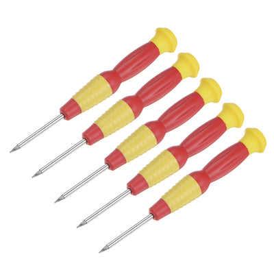 Harfington Uxcell Precision Screwdriver, 0.8mm Star Head for Watch Eyeglasses Electronics Repair, 5 Pcs