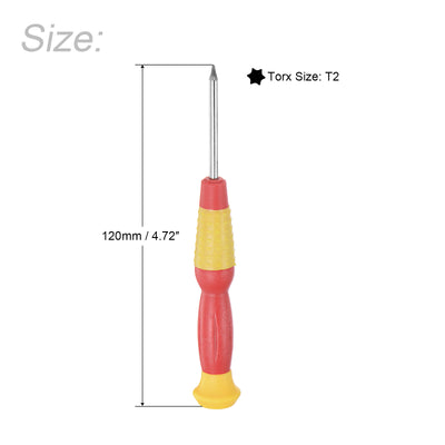 Harfington Uxcell Precision Torx Screwdrivers, Star Head for Watch Eyeglasses Electronics Repair