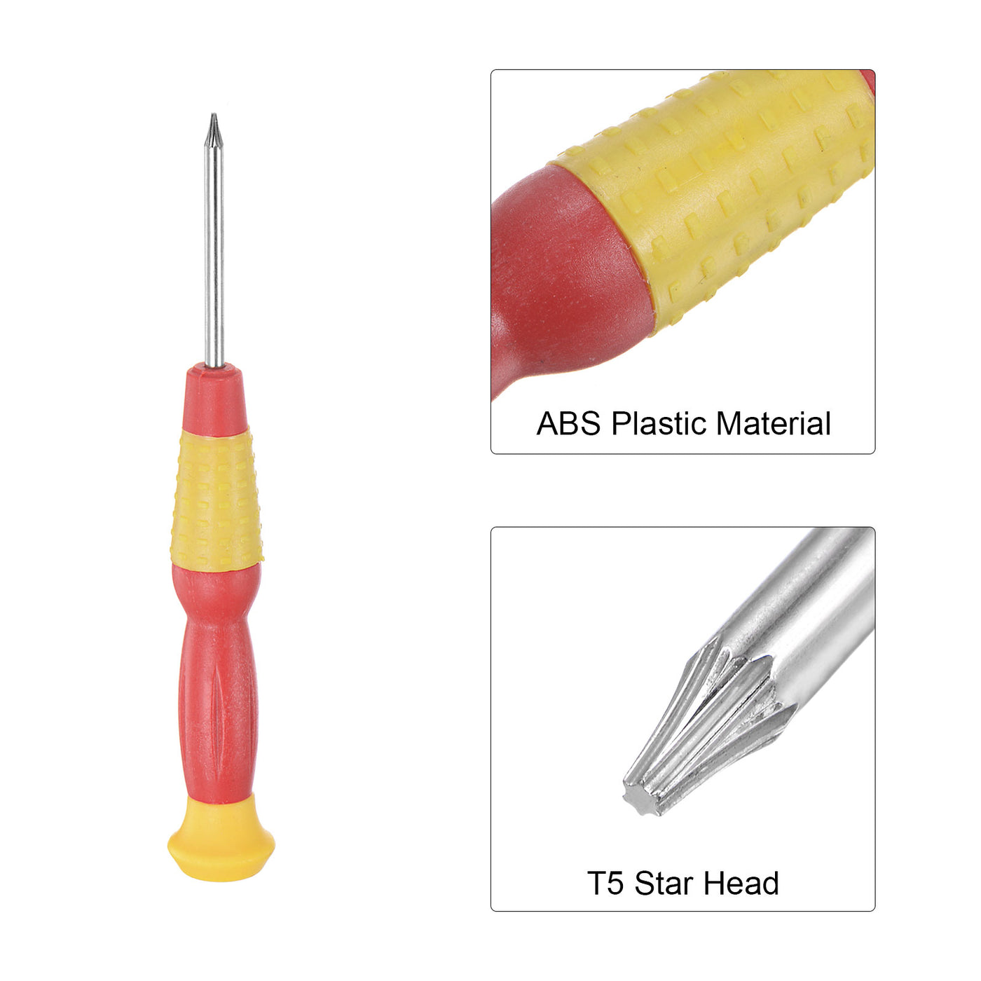 uxcell Uxcell Precision Torx Screwdriver, Star Head for Repairing Watch Eyeglasses Electronics