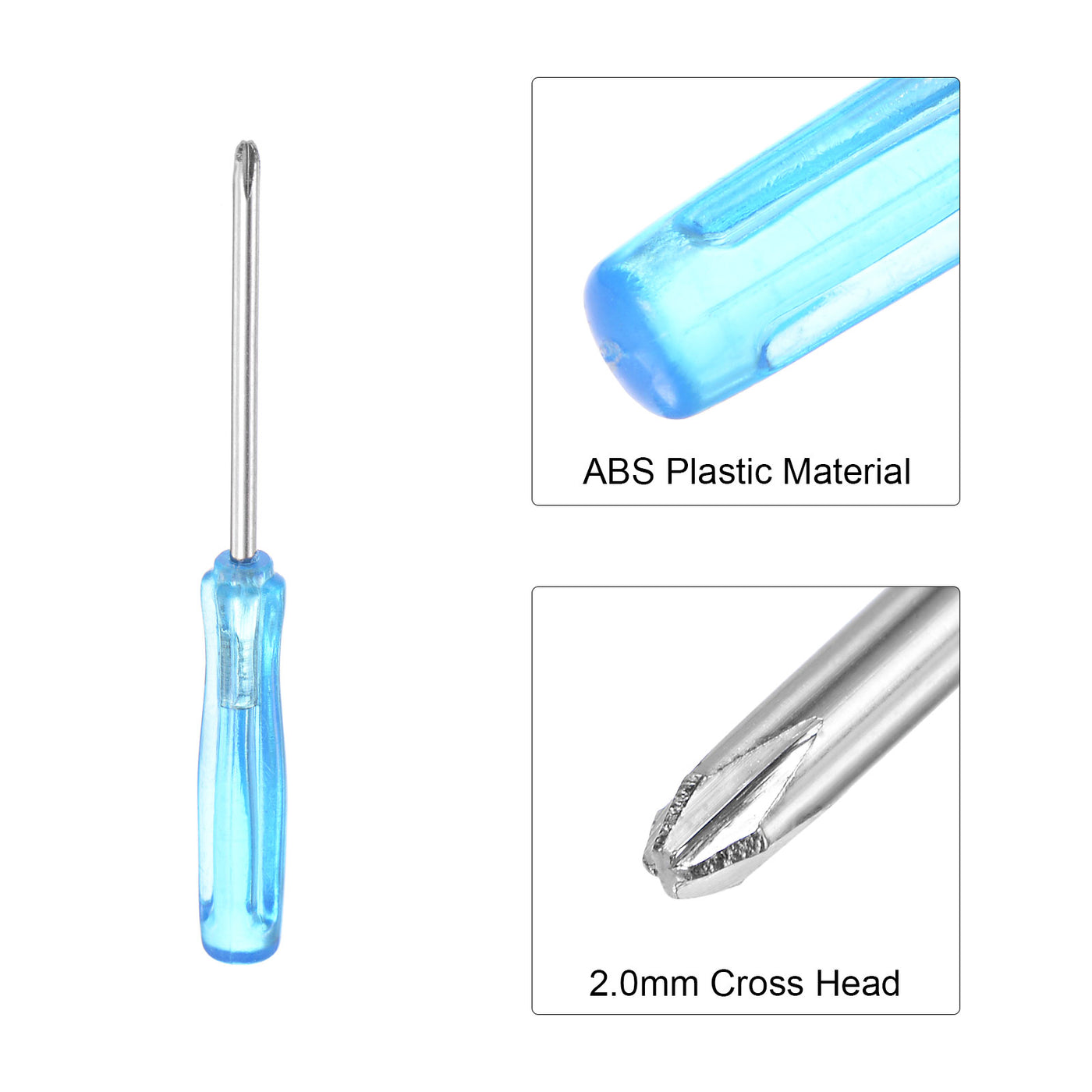 uxcell Uxcell Mini Phillips Screwdrivers, Cross Head for Small Appliances Repair