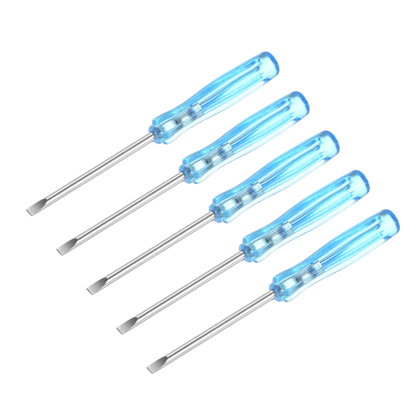 uxcell Uxcell Mini Slotted Screwdrivers, Flat Head Long for Small Appliances Repair